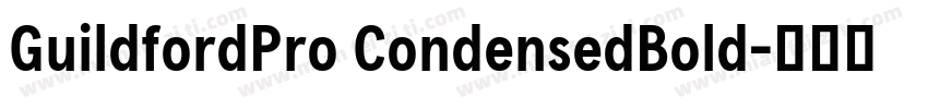 GuildfordPro CondensedBold字体转换